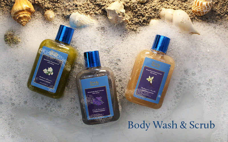 DualAction Bliss 2in1 Body Wash & Scrub Blue Nectar