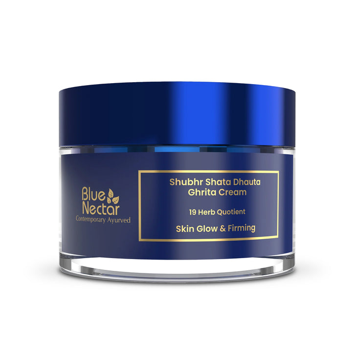 Women's Shata Dhauta Ghrita Face Cream for Skin  Glow & Firming(19 herbs, 50g)