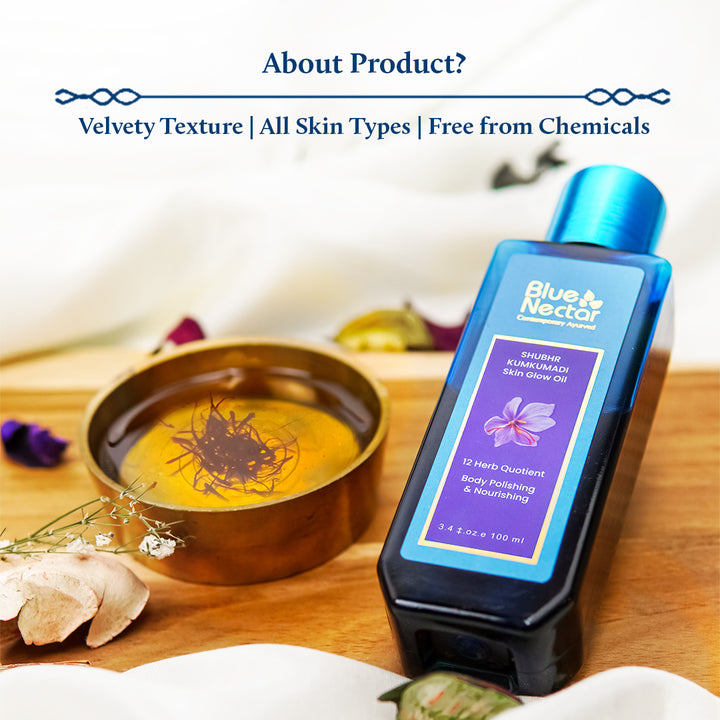 Body Oil for Glowing Skin with Velvety texture and suitable for all skin types