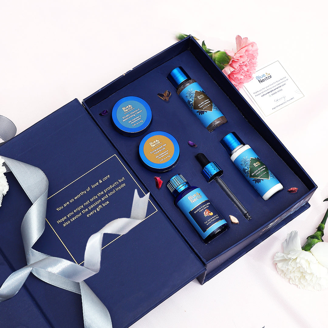 Contemporary Glow Gift Set – Blue Nectar - Main Image