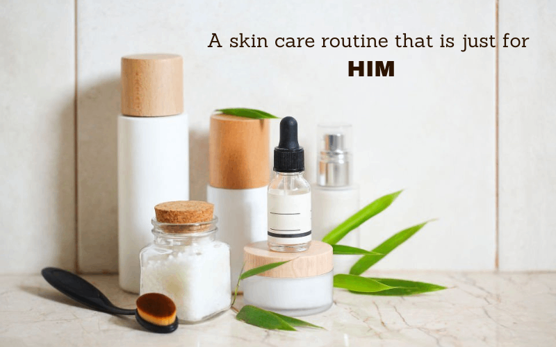 Men skincare products 