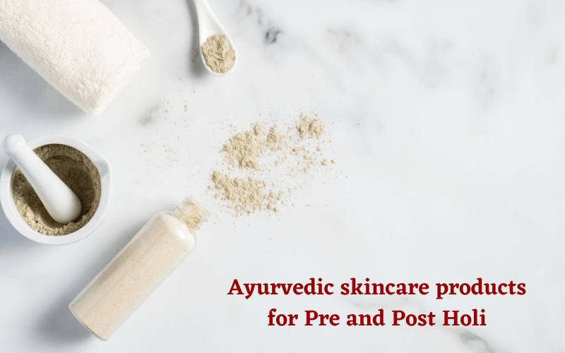 ayurvedic skincare products are on table 