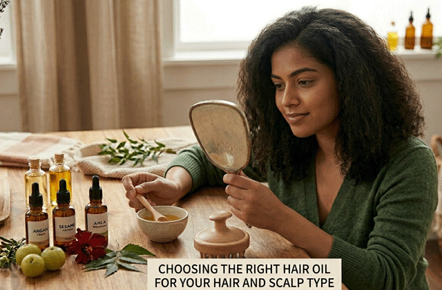 Choosing the Right Hair Oil for Your Hair and Scalp Type