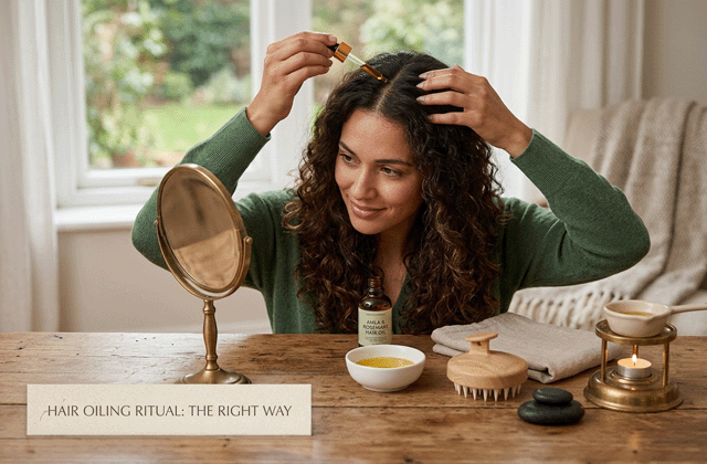 How to Apply Hair Oil the Right Way: Massage, Timing & Post-Wash Tips