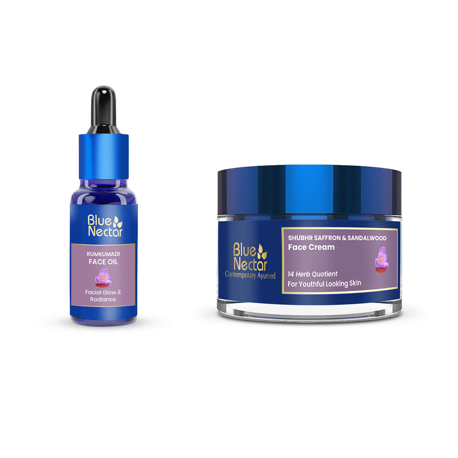 Kumkumadi serum & Anti aging face cream