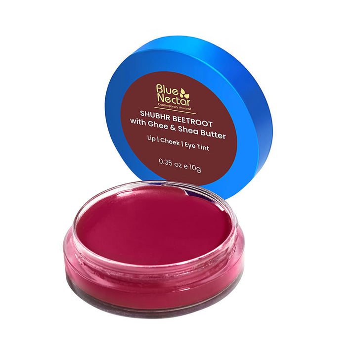 Shubhr Lip Tint, Cheek & Eye Tint with Nourishing Ghee & Shea Butter (10g)