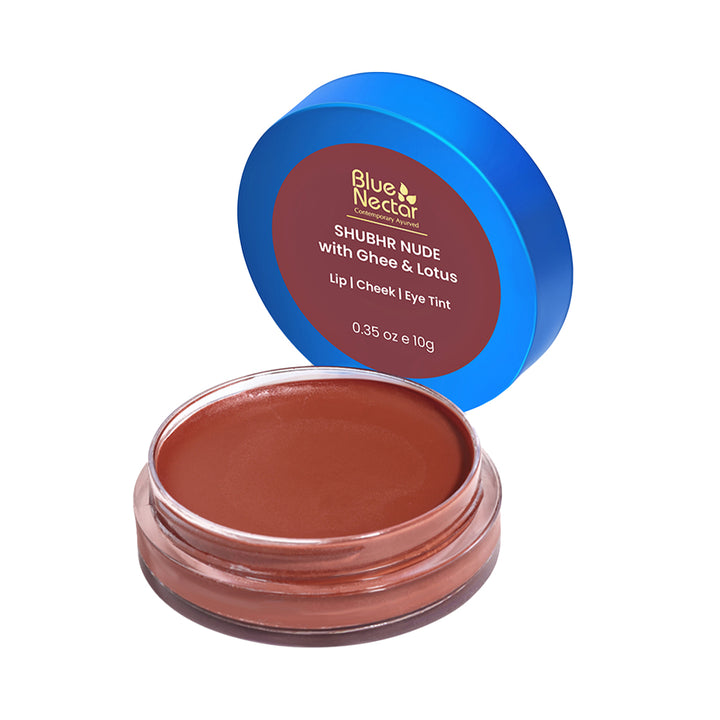 Shubhr Lip Tint, Cheek & Eye Tint with Nourishing Ghee & Shea Butter (10g)