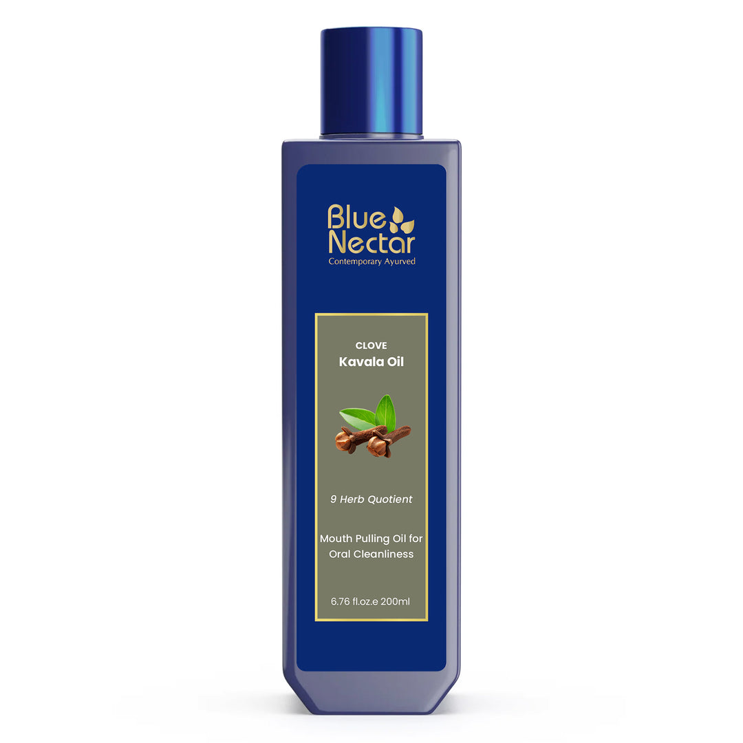 Mouth Oil for Oil Pulling with Coconut & Mint for Oral care and Bad Breath (9 herbs)