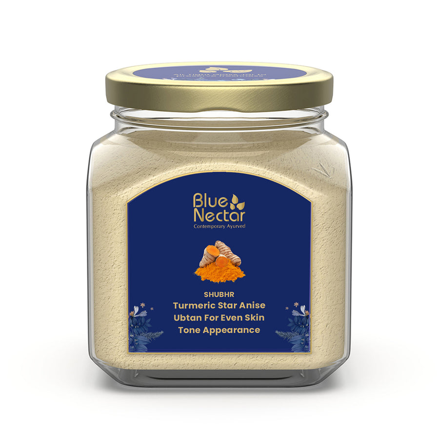 Turmeric star anise ubtan for even skin tone