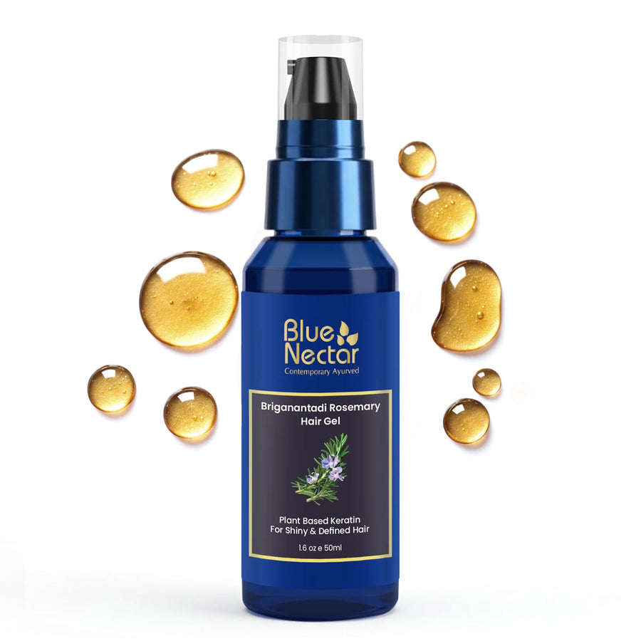 Rosemary hair gel with plant based keratin