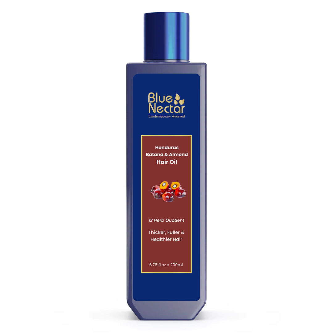 Batana & Almond Hair Oil for Thicker, Fuller & Stronger Hair (12 Herbs)