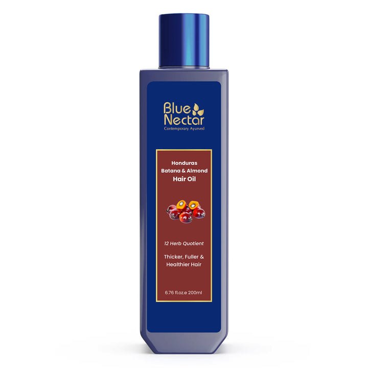 Batana & Almond Hair Oil for Thicker, Fuller & Stronger Hair (12 Herbs)