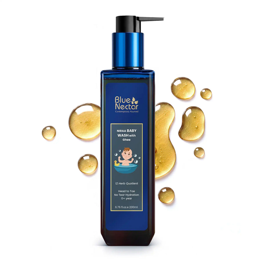 Natural baby body wash with ghee