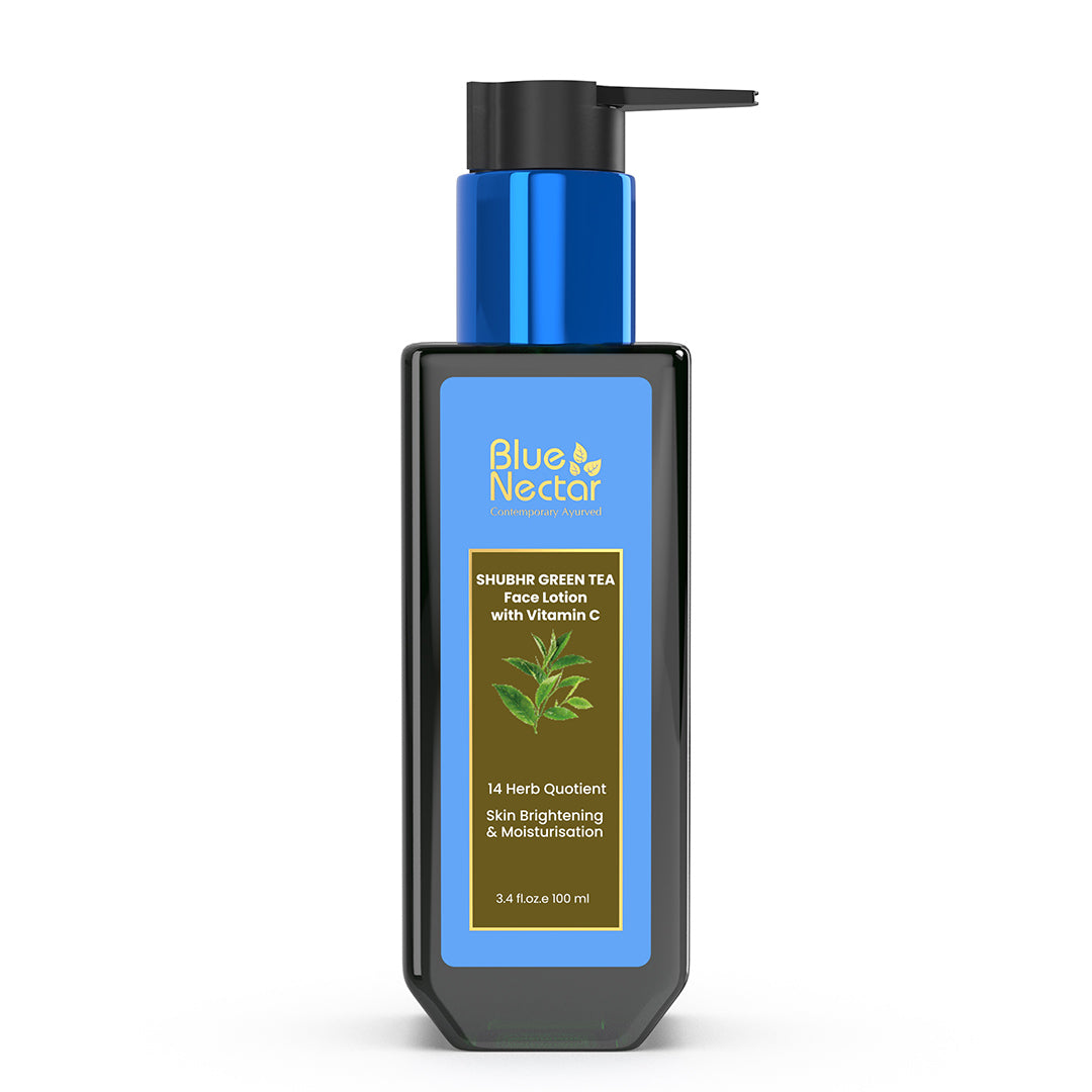 Shubhr Green Tea Face Lotion With Vitamin C & Hyaluronic Acid for Dark Spots & Pigmentation