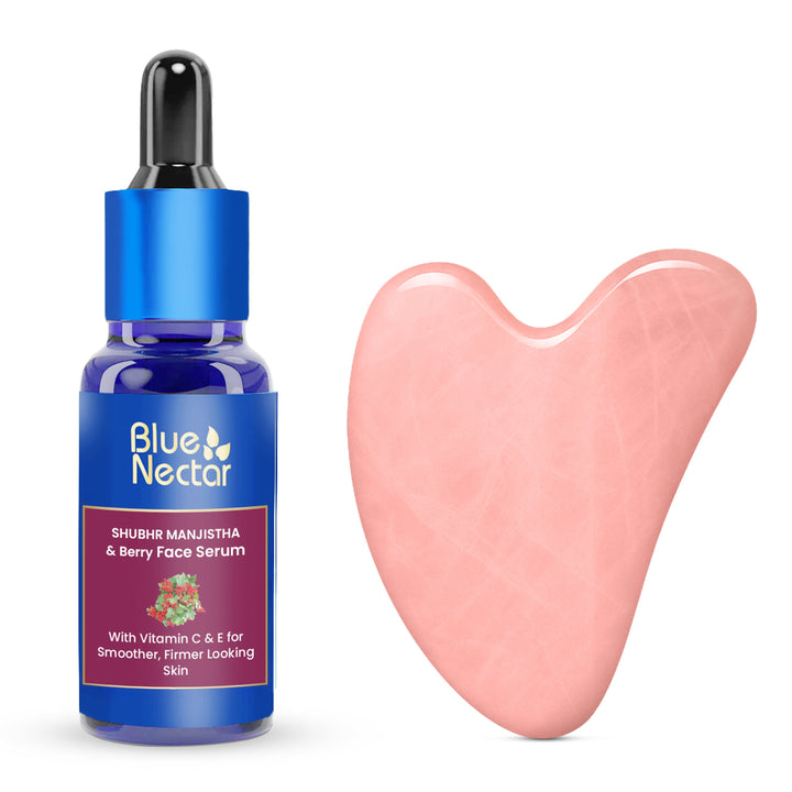 Manjistha & Berry Anti Aging Face Serum for Wrinkles with Vitamin C & E (13 herbs, 30ml)