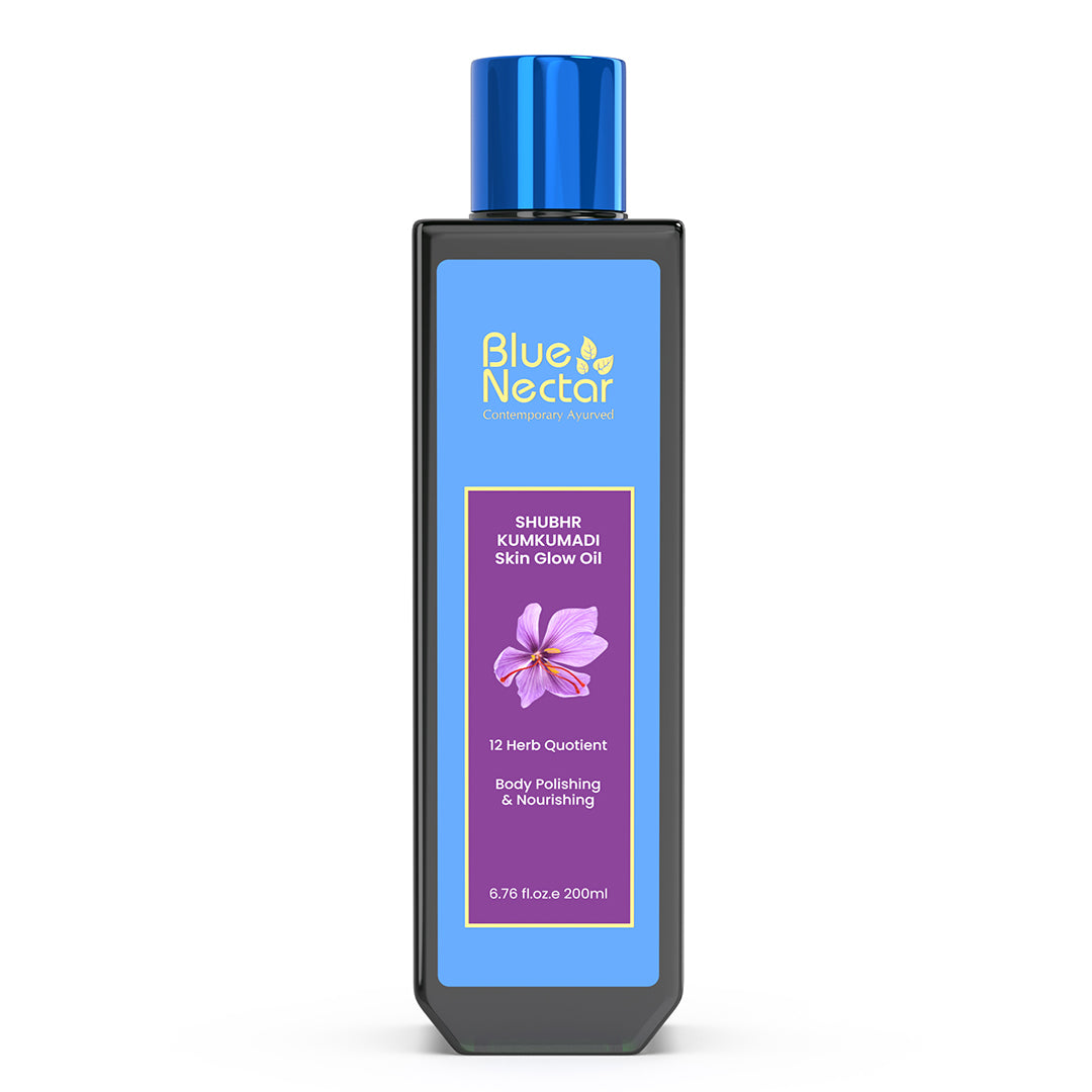 Shubhr Kumkumadi Body Oil for Glowing Skin | Body Polishing & Nourishing (12Herbs)