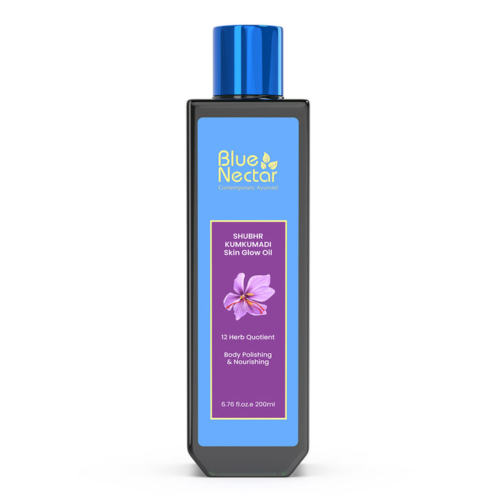 Shubhr Kumkumadi Body Oil for Glowing Skin | Body Polishing & Nourishing (12Herbs)