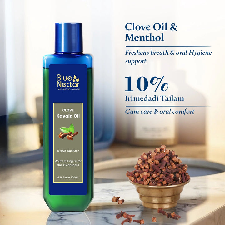 Clove kavala oil for mouth pulling | Clove oil & menthol