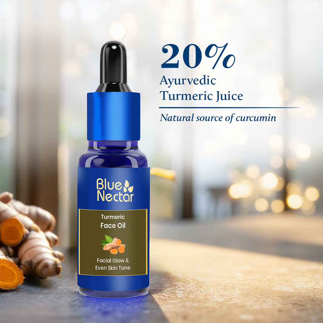 Turmeric Oil for Glowing Skin and Even Skin Tone (16 herbs, 30ml)
