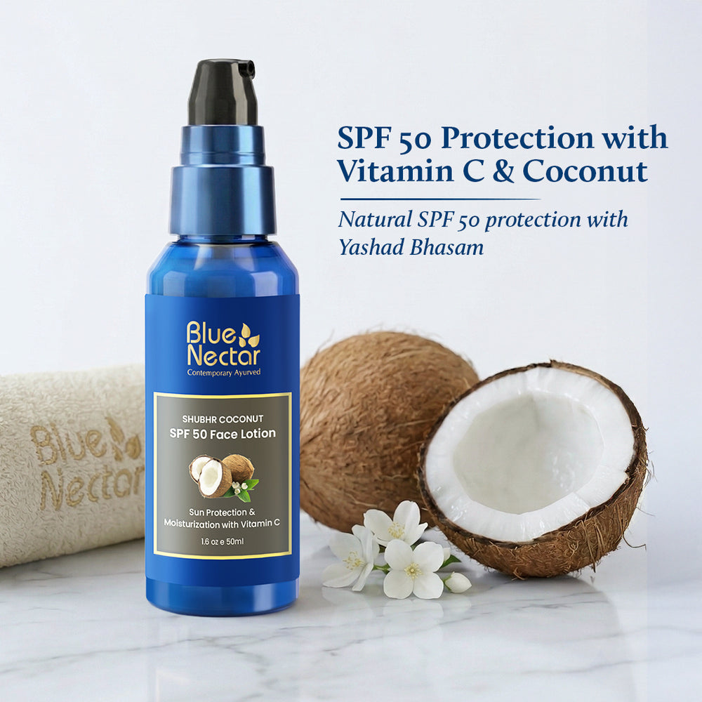 Coconut SPF 50 Face Lotion | Vitamin C