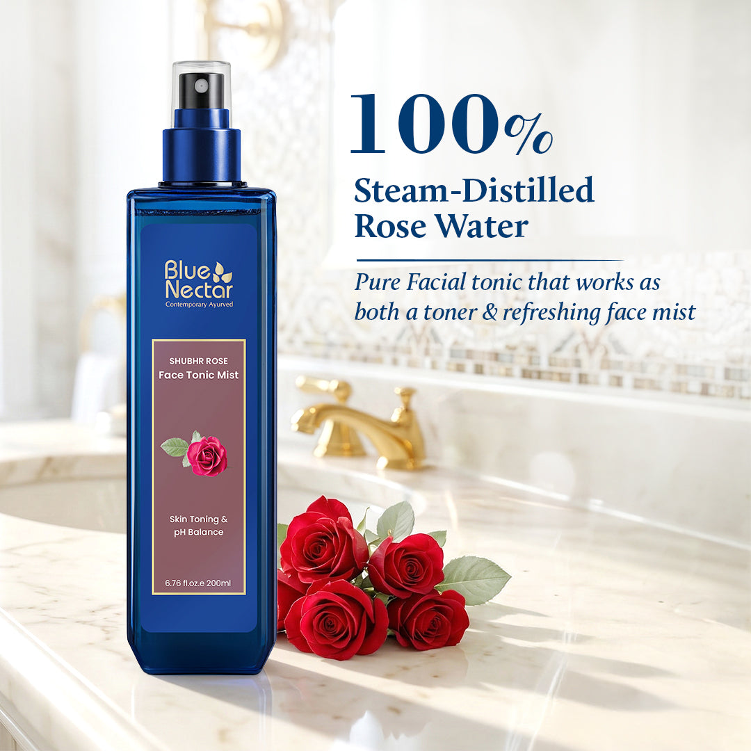 Rose face mist for skin toning | 100% steam distilled rose water