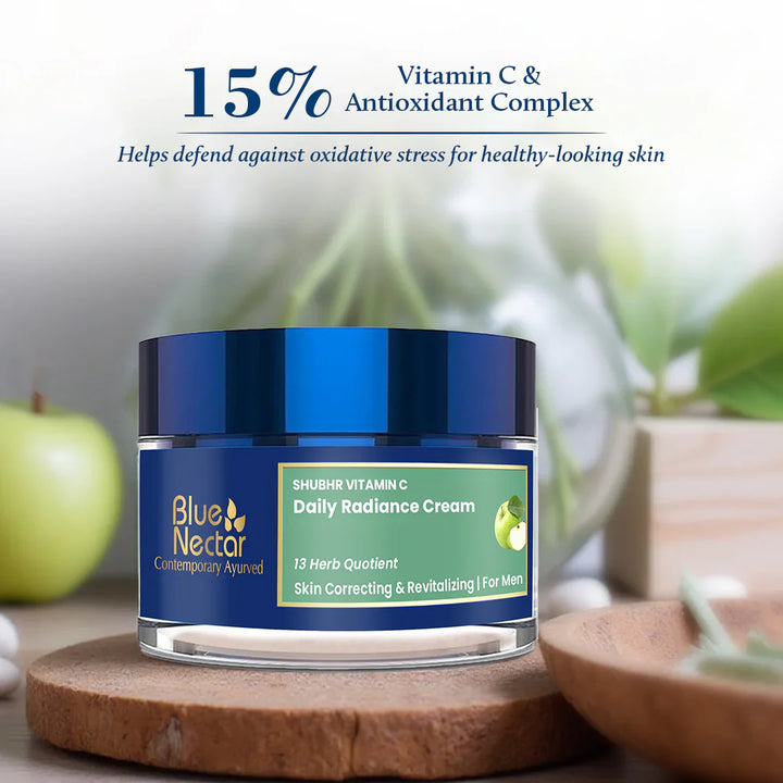15% Vitamin C Cream for Men | Skin Brightening