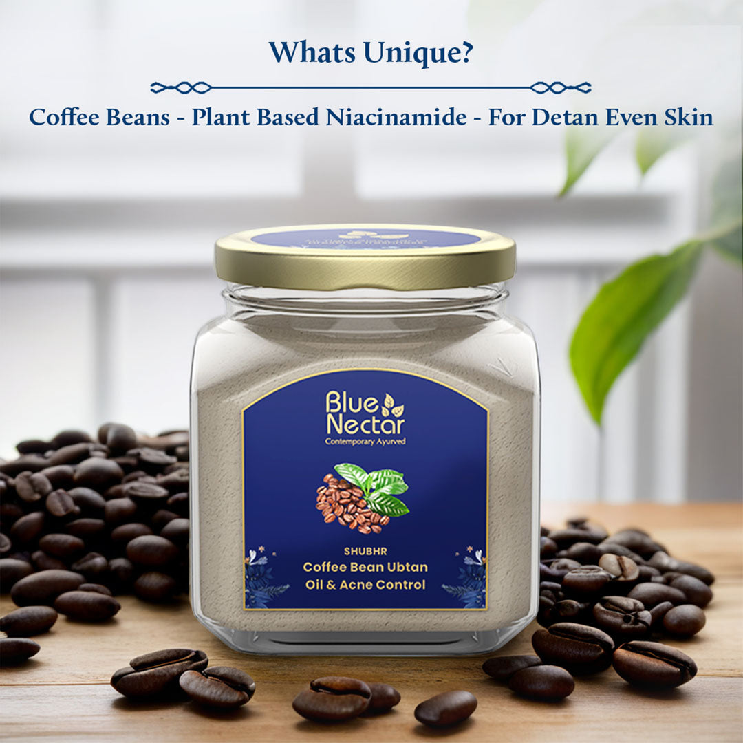 Coffee Powder Ubtan Face Pack for Tan Removal & Natural Exfoliaiton (11 herbs, 100gm + 15gm)