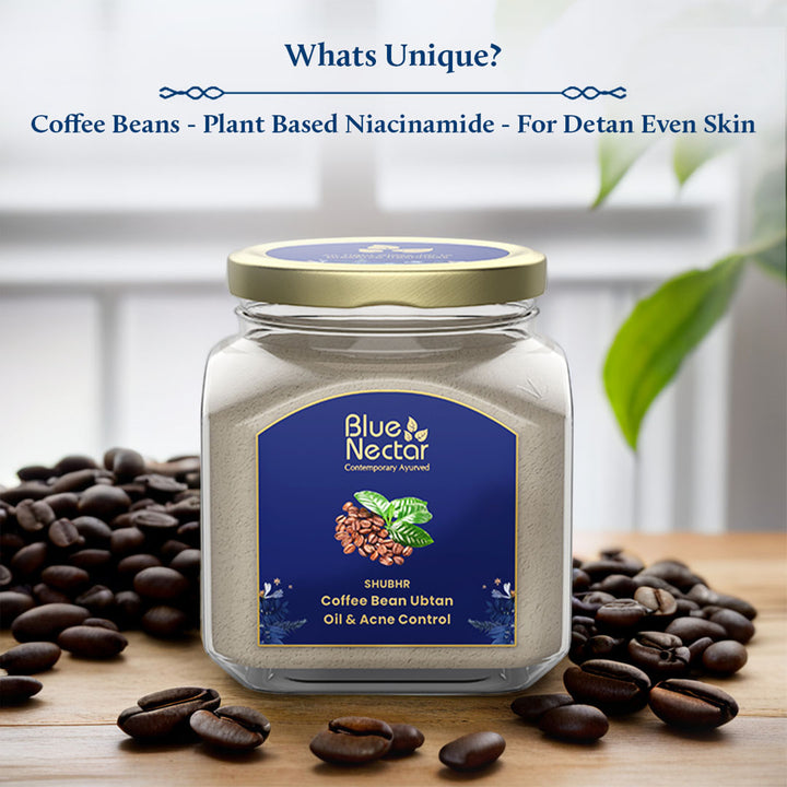 Coffee Powder Ubtan Face Pack for Tan Removal & Natural Exfoliaiton (11 herbs, 100gm + 15gm)