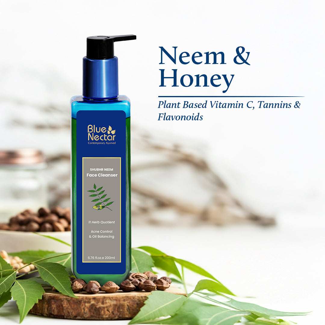 Shubhr Neem Pimple Face Wash for Acne Control & Oil Balancing (11 Herbs)
