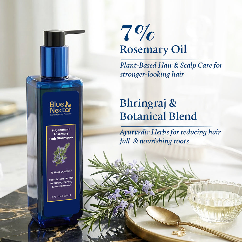 Rsemary hair shampoo with plant based keratin | 7% Rosemary oil