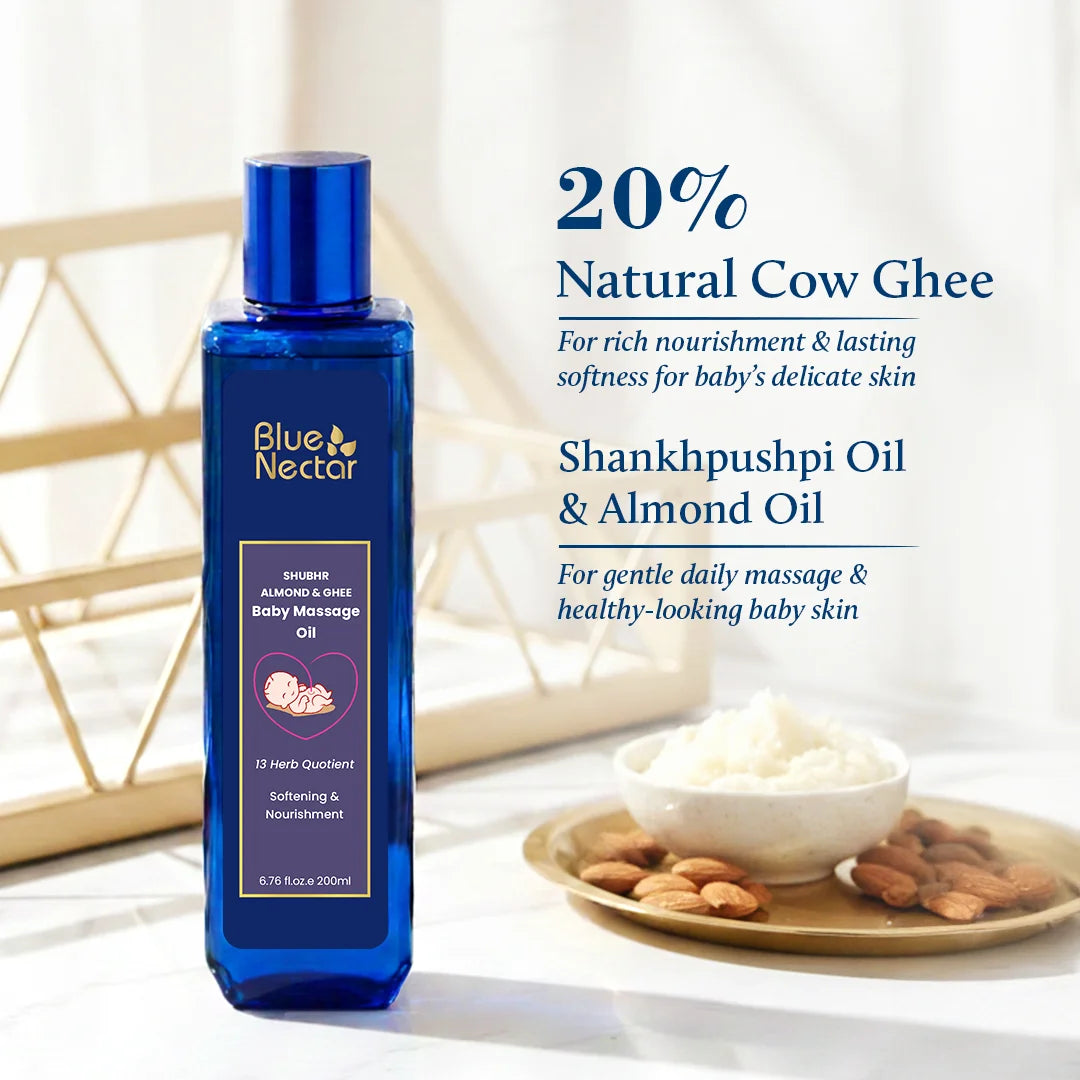 Baby massage oil for nourishment | 20% Natural cow ghee