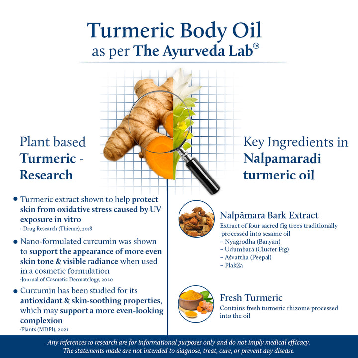 Nalpamaradi Thailam body oil for skin brightening | The Ayurveda Lab