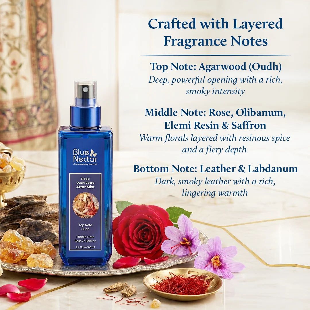 Nira oudh veera attar mist | Top note oudh