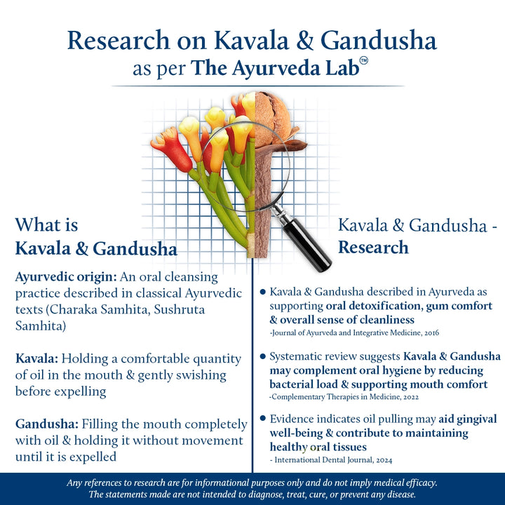 Clove kavala oil for mouth pulling| The Ayurveda Lab