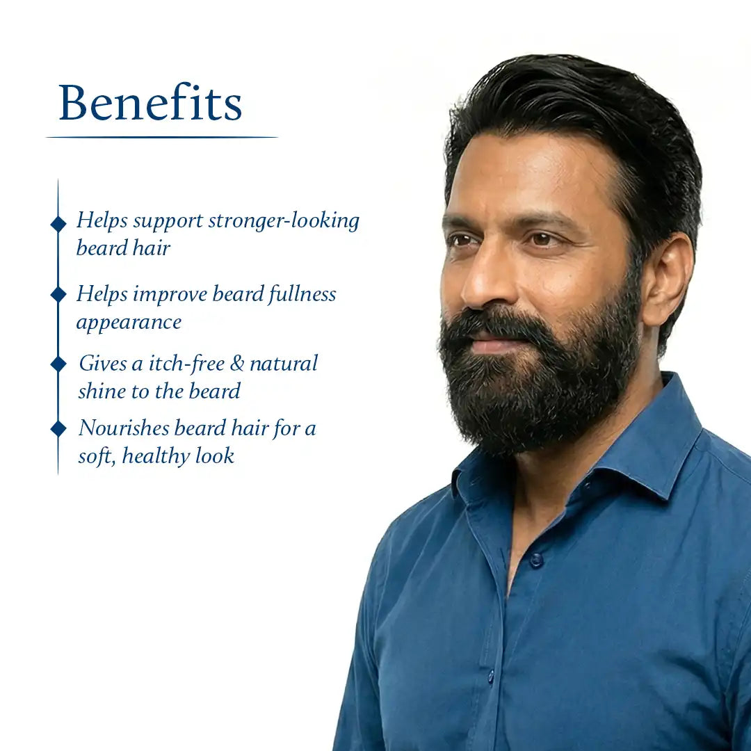 Beard oil for men benefits