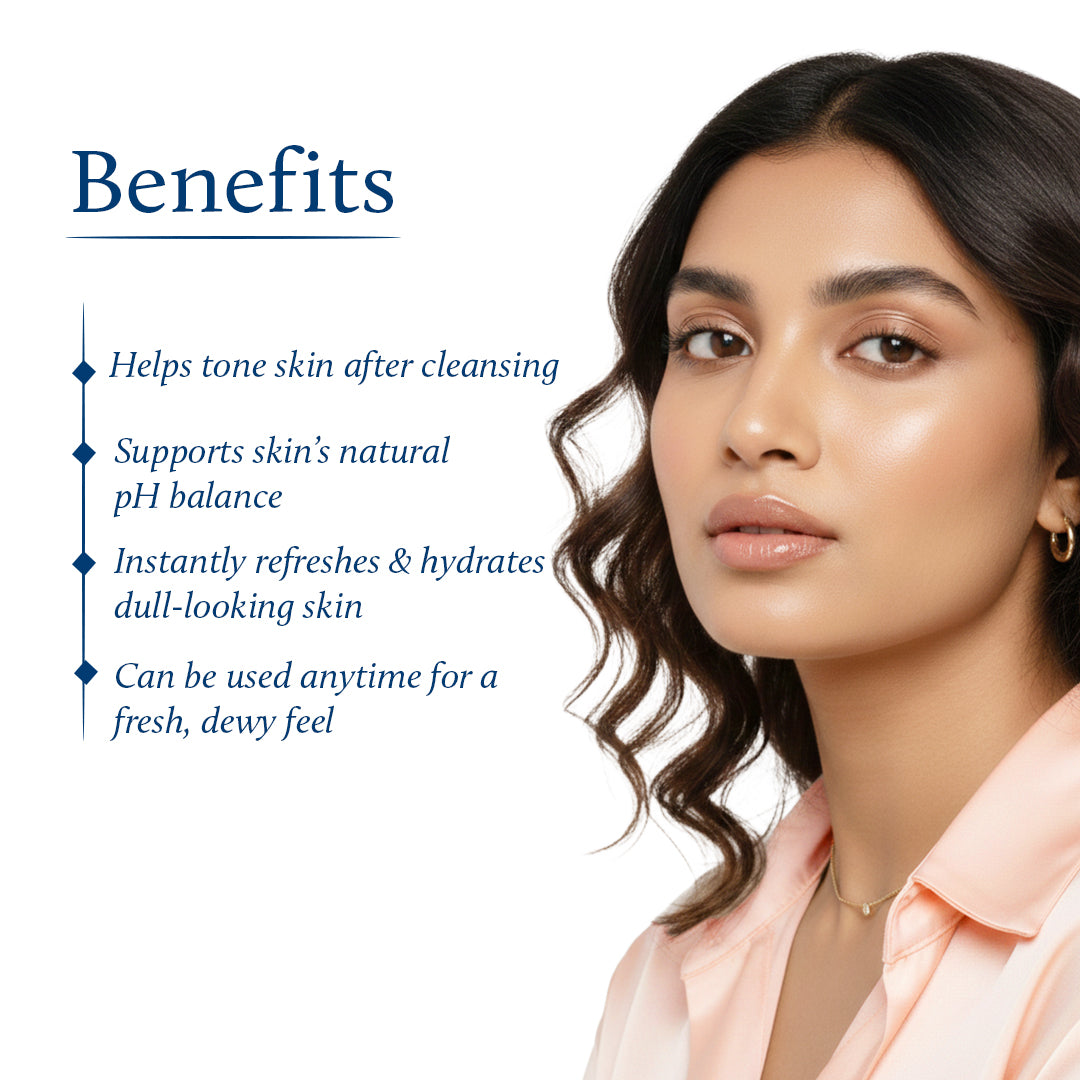 Rose face mist for skin toning benefits