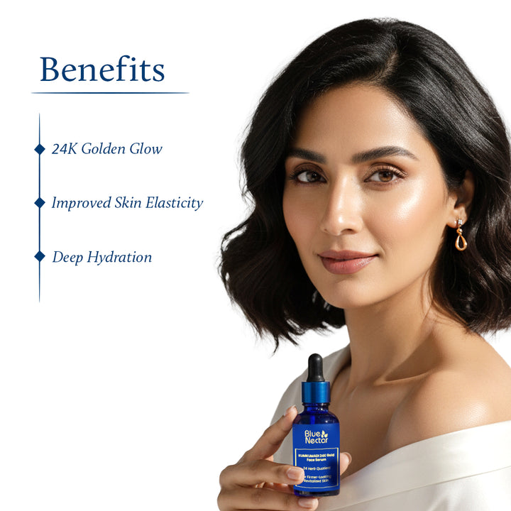 Kumkumadi 24K gold serum benefits for skin
