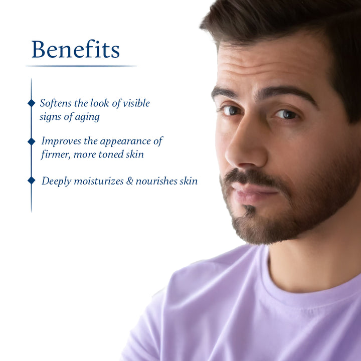 Shubhr Anti Aging Face Cream for Men with Saffron & Sandalwood (14 Herbs, 50g)