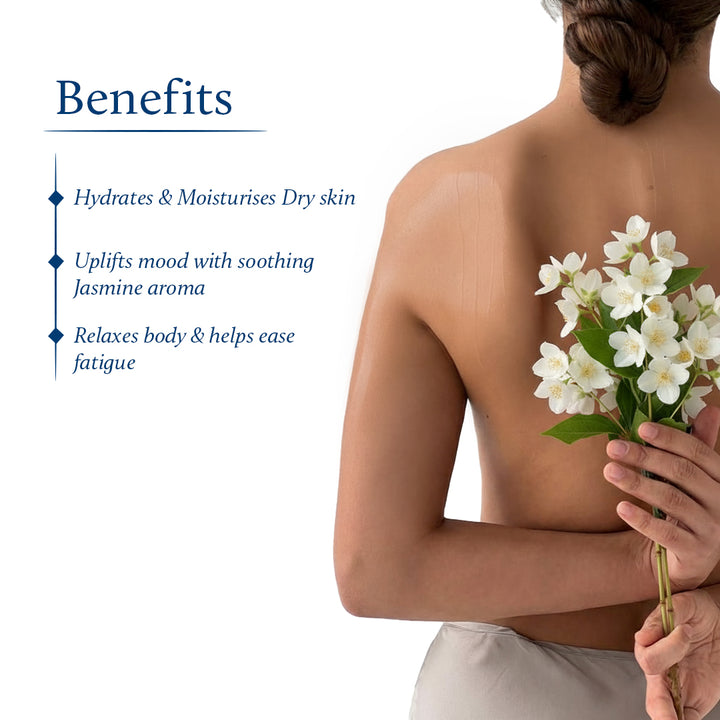 Jasmine Body Massage Oil for Relaxation & Hydration | Relaxes body & helps ease fatgue