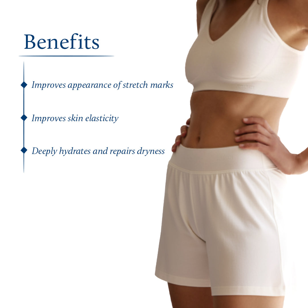 Saffron & almond stretch mark oil benefits