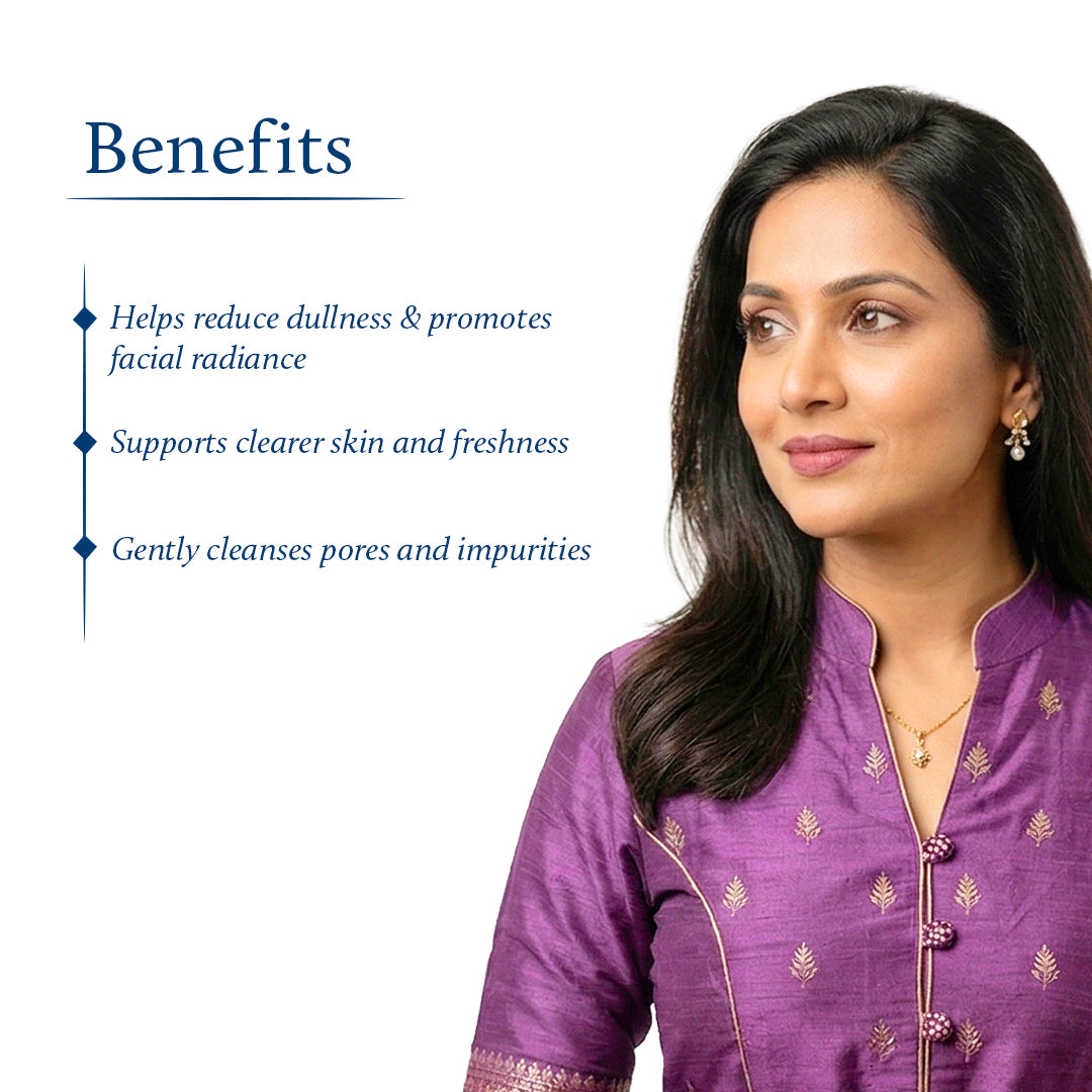 Kunmkumadi face wash for gentle cleansing benefits