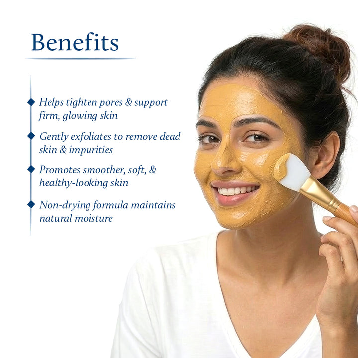 Almond & flax seeds exfoliating ubtan benefits