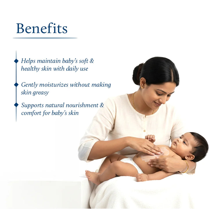 Ayurvedic baby body lotion for nourished skin benefits
