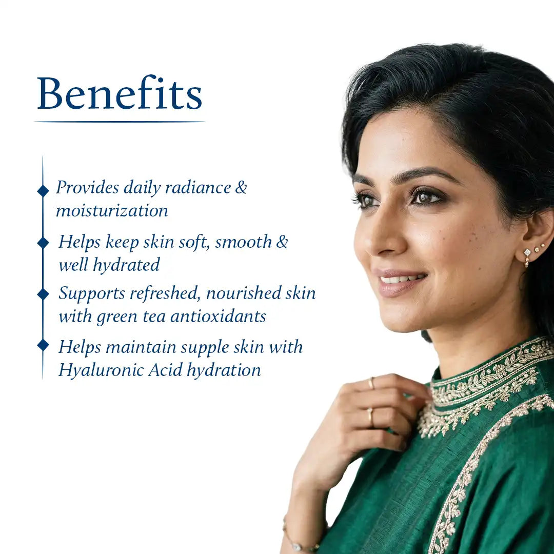 Green tea face lotion 100ml benefits