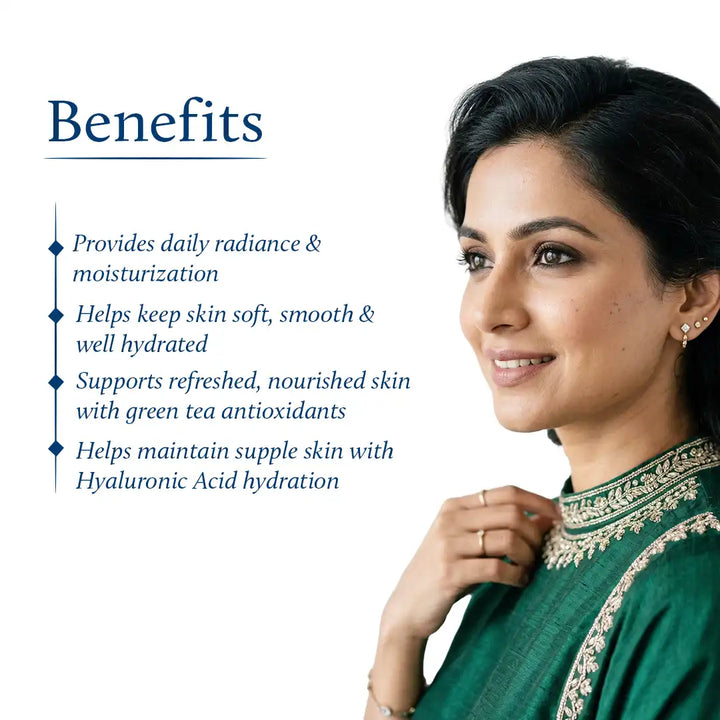 Green tea face lotion 100ml benefits