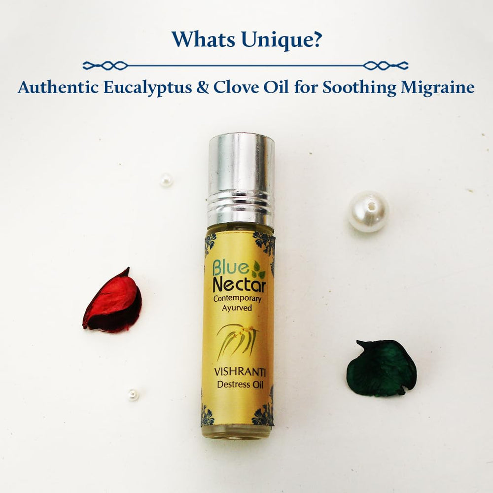 Migrane roll on with clove & eucalytpus