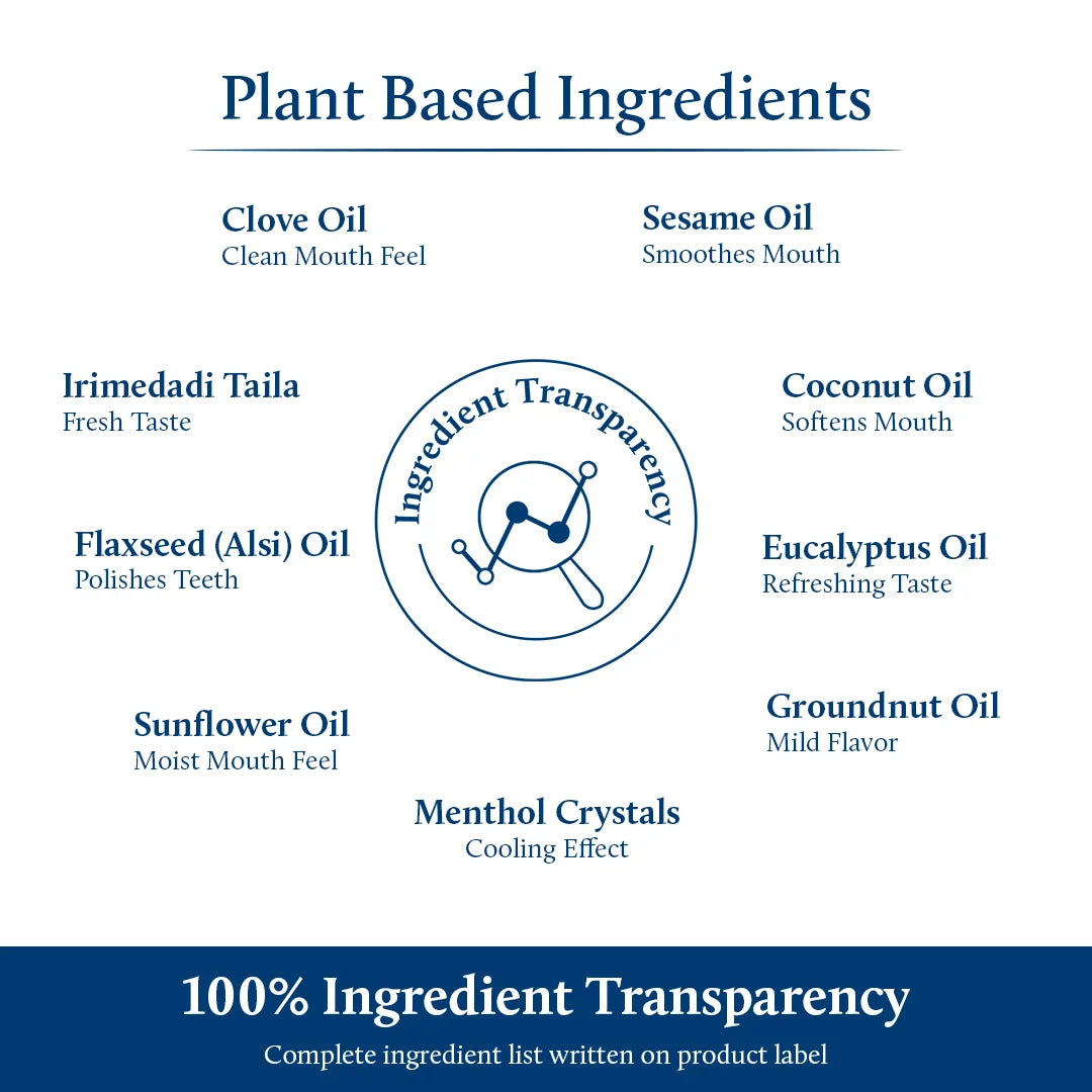 Clove kavala oil for mouth pulling ingredients