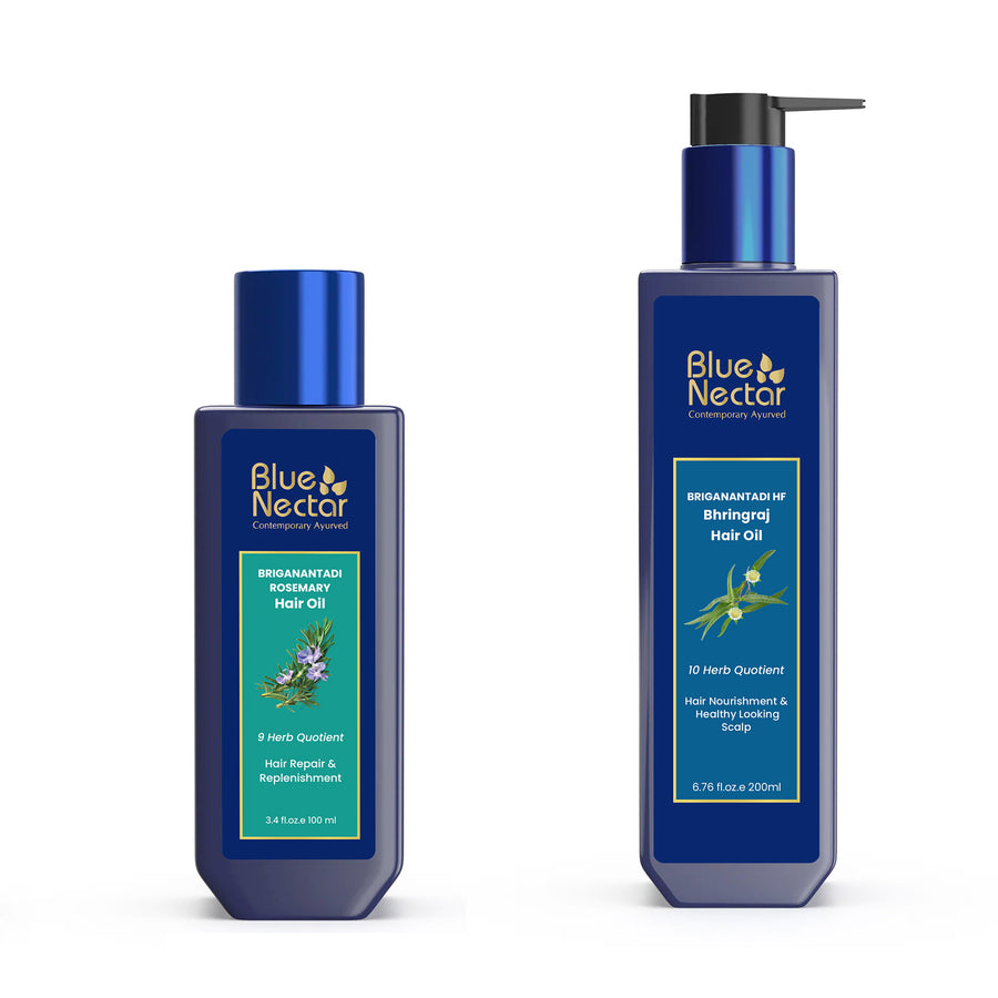 Hair fall control shampoo and oil