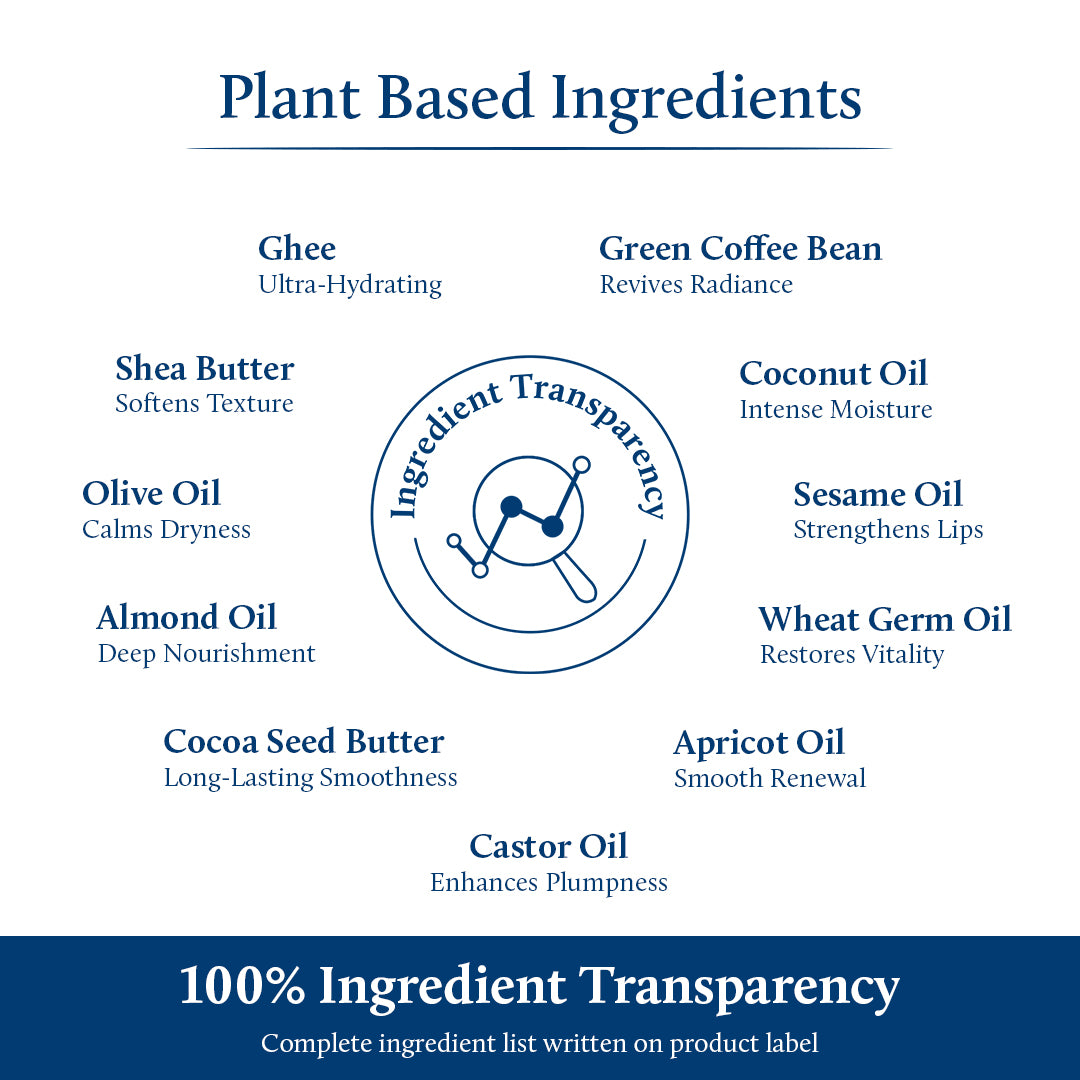 Shubhr Natural Lip Balm with goodness of Ghee ( 10 herbs , 10g )
