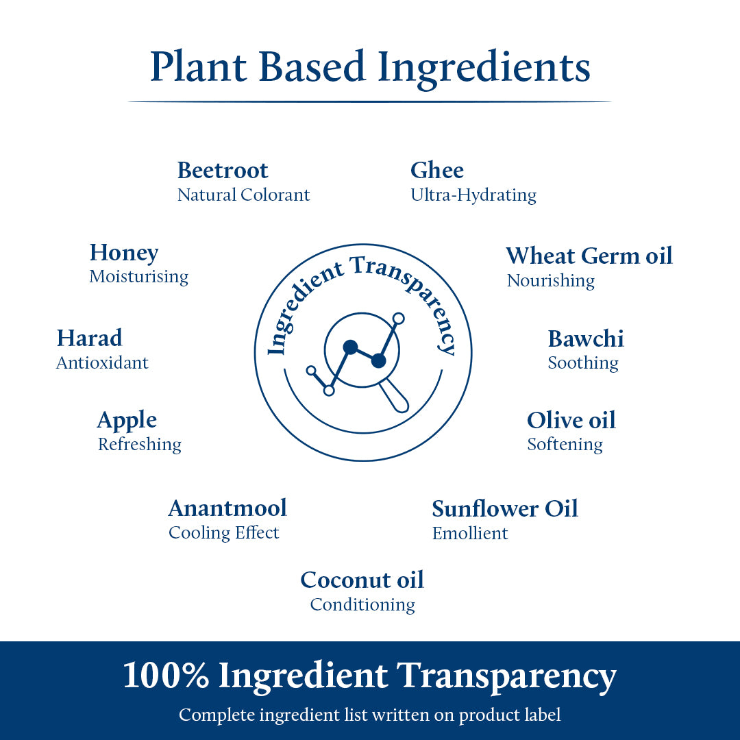 Shubhr Lip Tint, Cheek & Eye Tint with Nourishing Ghee & Shea Butter (10g)